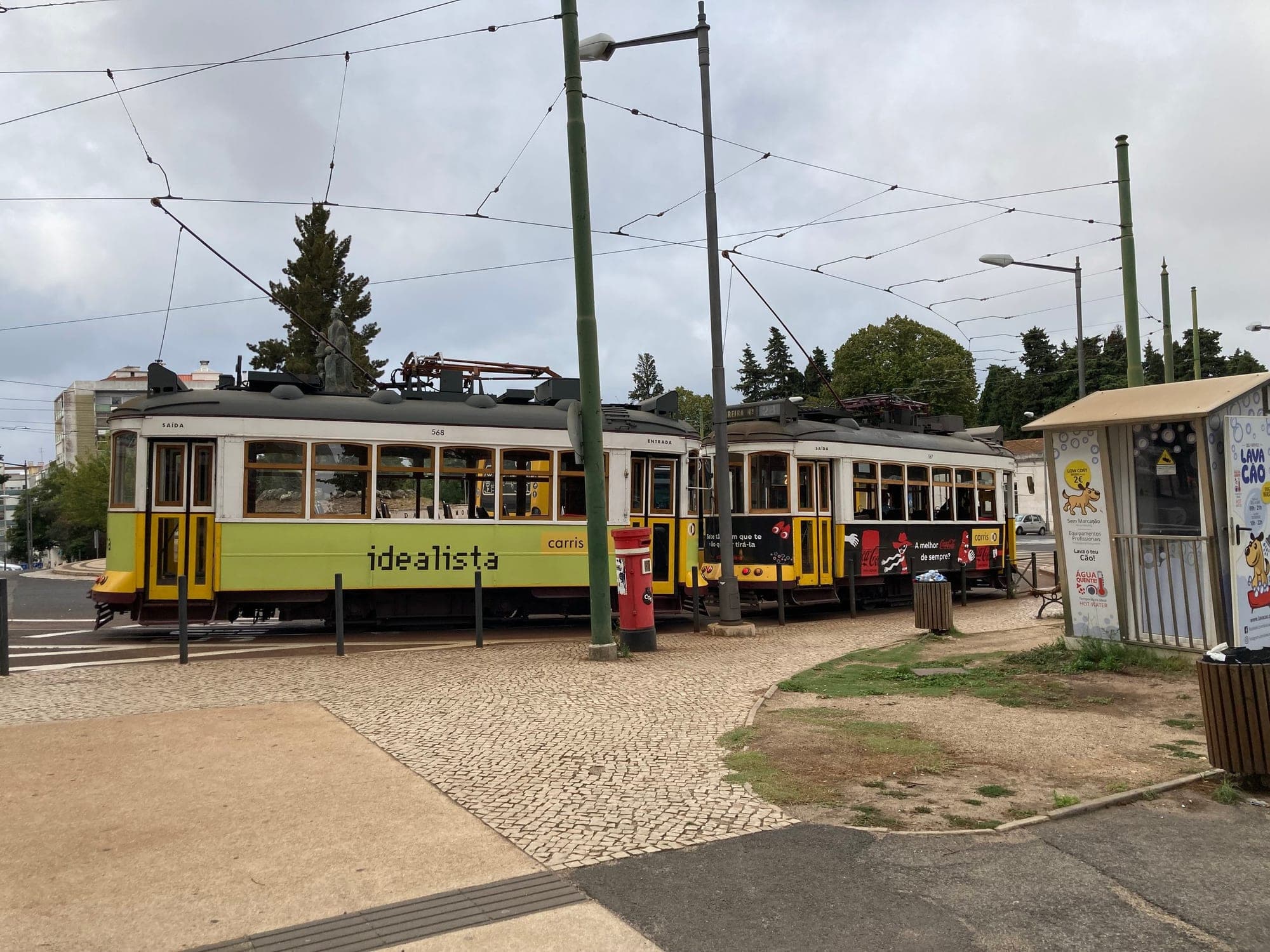 End of the E28 Tram ride where I hopped off.